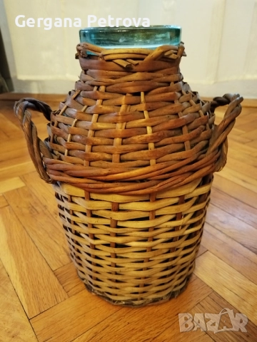 Плетен буркан 4 литра нов