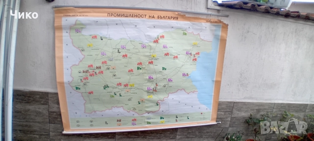 Стари геогравски карти в мащаб, снимка 14 - Антикварни и старинни предмети - 52076403