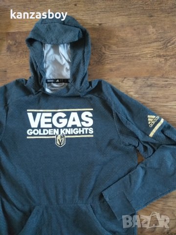 adidas Vega Golden Knights Nwt - страхотно мъжко горнище КАТО НОВО, снимка 6 - Спортни дрехи, екипи - 42784642