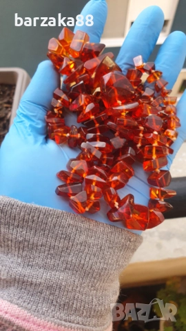 Голям кехлибарен гердан 60 грама, снимка 5 - Колиета, медальони, синджири - 52208271