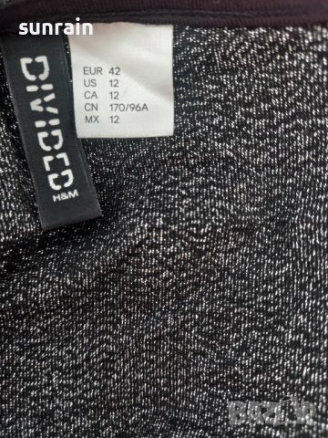 дамска рокля H&M silver, снимка 3 - Рокли - 42507050