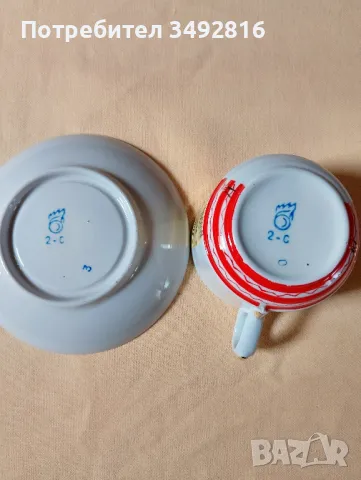 Много красив руски сервиз за чай , снимка 5 - Антикварни и старинни предмети - 50166934