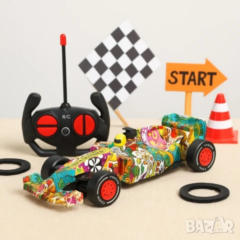 Състезателна Кола 1:18 с дистанционно управление – Уличен стил и бързина в дланта