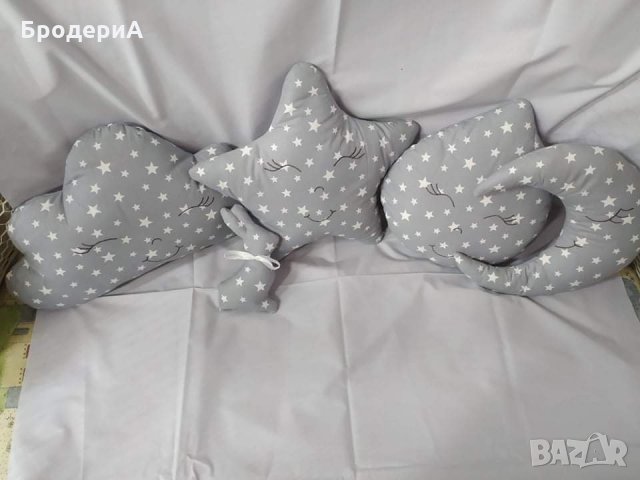 Декоративни възглавнички за бебешко легло /кошара , снимка 11 - Други - 28339703
