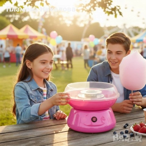 Машина за захарен памук за дома – Компактна, бърза и безопасна, снимка 2 - Други - 53255241