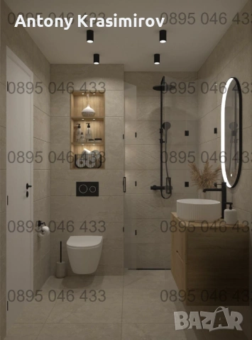 Лепене на плочки и ремонт на баня - ТОП качество на отлични цени!, снимка 15 - Ремонти на баня - 54013497