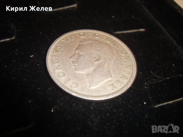 ПОЛОВИН КРОНА 1948 година ВЕЛИКОБРИТАНИЯ КРАЛ ДЖОРДЖ VI СТАРА АНГЛИЙСКА МОНЕТА 16707, снимка 10 - Нумизматика и бонистика - 30509125