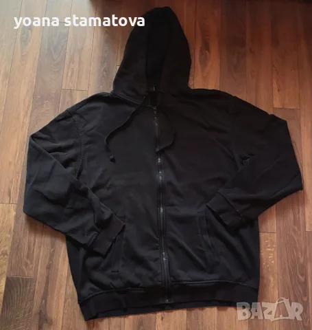 Черно hoodie H&M