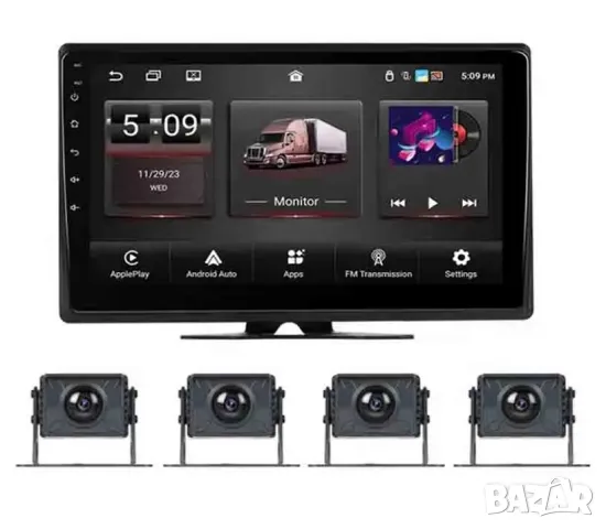Монитор, камера, заден ход, камион, автобус, навигация, DVR, видеорегистратор, Android, wifi, Блутут, снимка 4 - Аксесоари и консумативи - 48708568