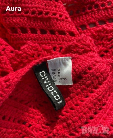 Crochet crop top H&M, снимка 4 - Корсети, бюстиета, топове - 54071890