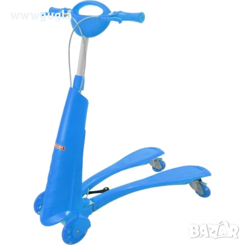 Тротинетка жабка с 4 колела (2 отпред и 2 отзад), снимка 2 - Детски велосипеди, триколки и коли - 11317030