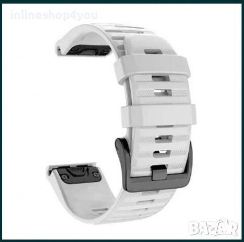 Силиконова Каишка за Garmin Fenix 5 | 6s | 6x | 7x Pro Solar, снимка 3 - Смарт гривни - 39868823