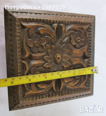 Стара дърена кутия с дърворезба, снимка 10 - Други - 31812299