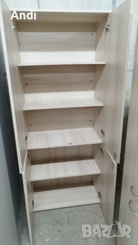 Офис шкаф - гардероб с четири врати и рафтове 80/40/205, снимка 2 - Шкафове и рафтове - 53078070