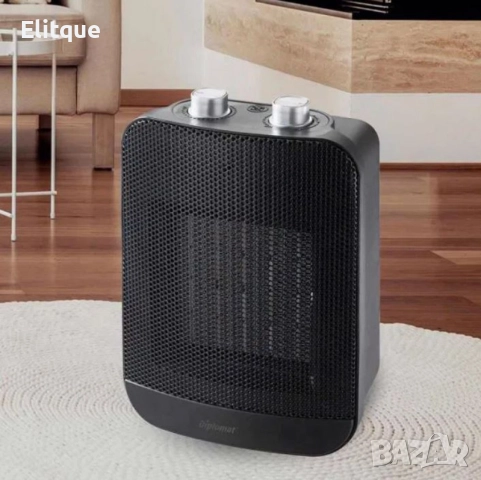 Керамична печка P8, 2000W, Черен – Ефективно и безопасно отопление за всеки дом, снимка 4 - Друга електроника - 52851592