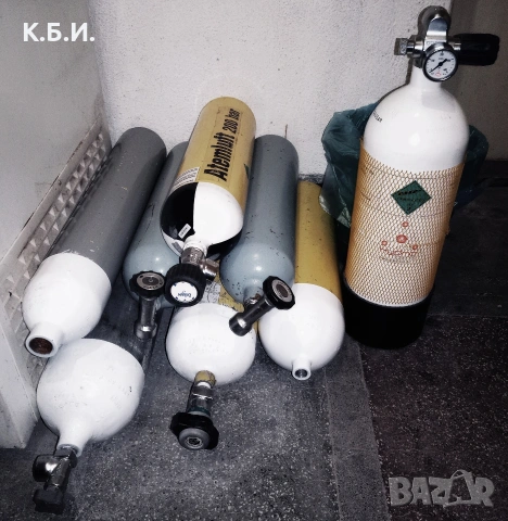 Купувам само метални - желязни бутилки от 232 до 300 бара - атмосфери работно налягане 