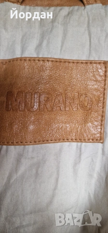 Мъжко кожено яке – MURANO. размер – L, снимка 4 - Якета - 53289958