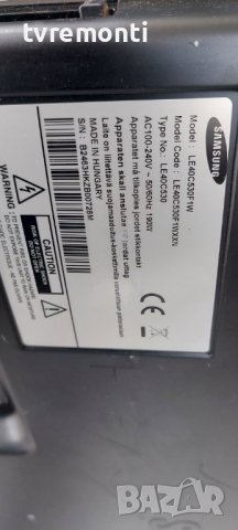 Power Board BN44-00340A for Samsung LE40C530F1W дисплей LTF400HM01, снимка 7 - Части и Платки - 40612388