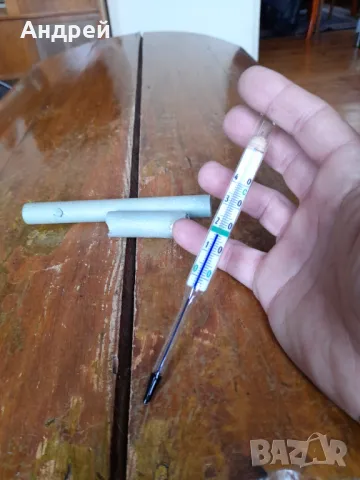 Стар спиртен термометър, снимка 4 - Други ценни предмети - 49666761