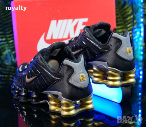 Nike Shox TL Black and Gold мъжки маратонки , снимка 4 - Маратонки - 51624706