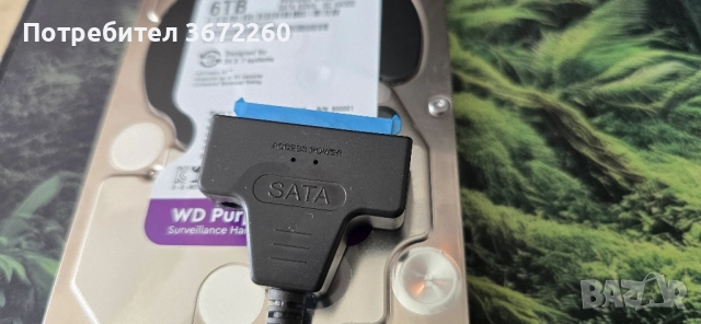 *НОВ* 6TB HD Western Digital Purple WD Internal Hard Drive SATA 3.5", снимка 6 - Твърди дискове - 52232159