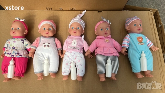 Реалистично говорещо бебе с аксесоар шише