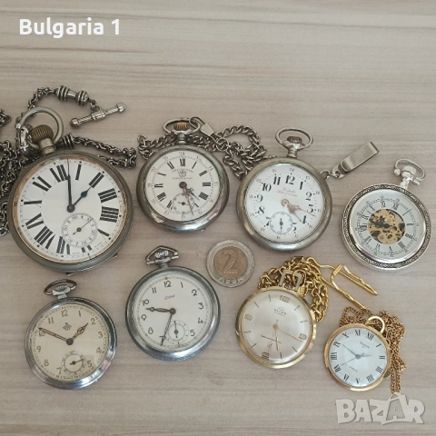 Швейцарски механични джобни часовници/Швейцарски механичен джобен часовник , снимка 3 - Стенни часовници - 51731497