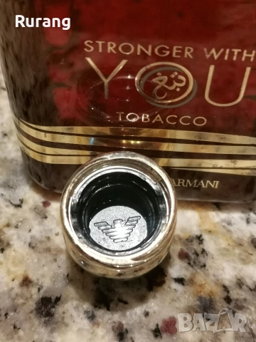 Оригинален мъжки парфюм Giorgio Armani Stronger with You Tobacco 100 ml EDP , снимка 4 - Мъжки парфюми - 54229980