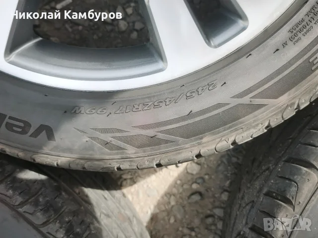 Ал.джанти 17"5х112 8J ET48 за Мерцедес, снимка 8 - Гуми и джанти - 56139577