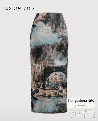 Пола с винтидж принт, снимка 4 - Поли - 54241900