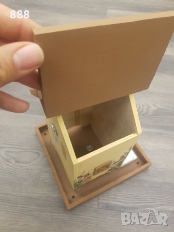 Дървена къщичка, снимка 4 - Декорация за дома - 35656547