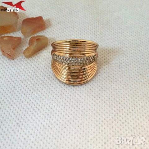 Пръстен с 14К златно покритие 224833
