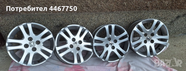 Алуминиеви джанти 16" 4х108, снимка 2 - Гуми и джанти - 54281820
