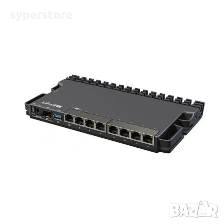 Кабелен Рутер Mikrotik RB5009UG+S+IN, USB 3.0, 4 ядрен, 1G, 9-Портов Gigabit Router