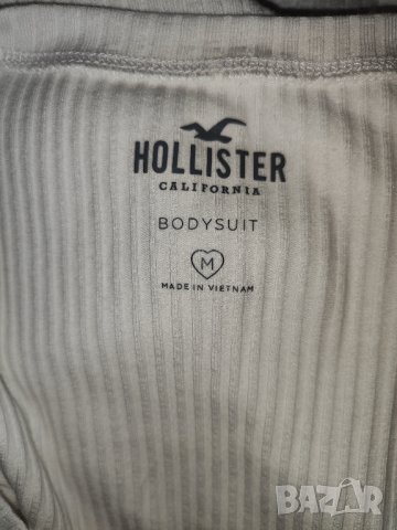 Бяло боди с къси ръкави Hollister р-р S/М, ново, снимка 7 - Корсети, бюстиета, топове - 40622454