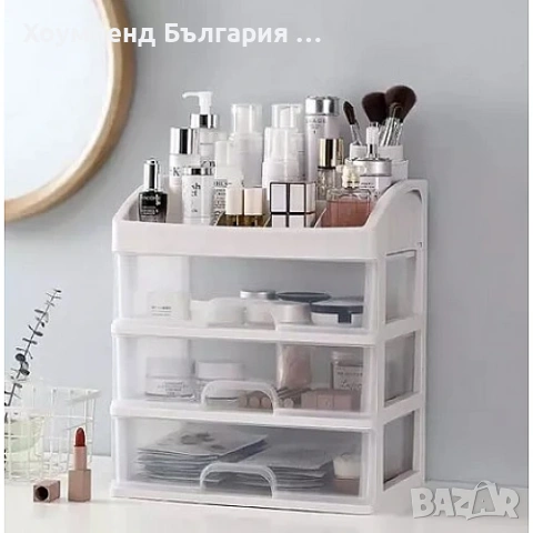 Органайзер с 3 чекмеджета за бюро и козметика, снимка 2 - Други - 54303246