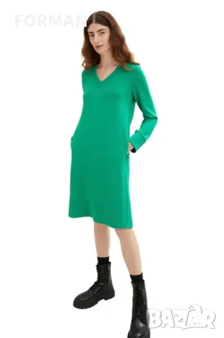 СТРАХОТНА зелена рокля, снимка 2 - Рокли - 49237562