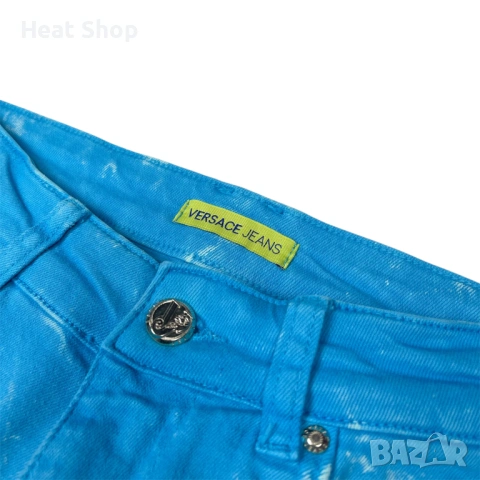 Дамски дънки Versace Jeans Radiant Blue Skinny Jeans, снимка 7 - Дънки - 54223463