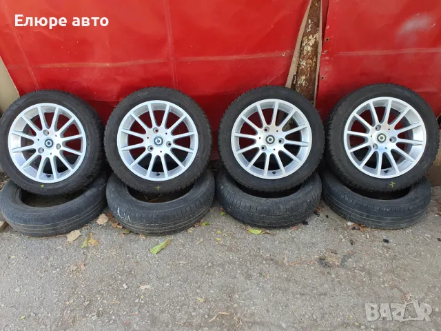Джанти с гуми за Smart Fortwo 15", снимка 2 - Гуми и джанти - 47357473