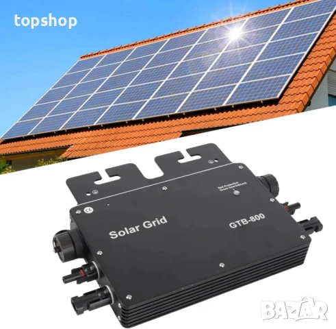 Gtb-800w Микро слънчев инвертор Инвертор за свързване на слънчеви панели GTB 800w, водоустойчив IP65, снимка 2 - Друга електроника - 50577280