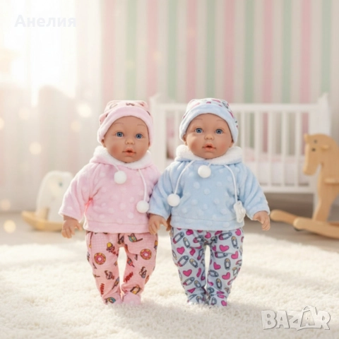 Кукла бебе със звук и зимни дрехи 36 см, снимка 4 - Кукли - 52831117