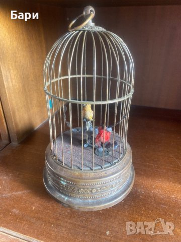Много рядка механична играчка Птици в клетка