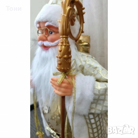 Златният Дядо Коледа – мигновено празнично настроение у дома!, снимка 11 - Декорация за дома - 52451128
