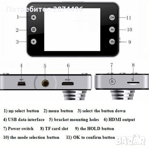 0497 Видеорегистратор DVR (Камера за кола), снимка 17 - Аксесоари и консумативи - 34533705