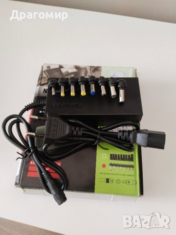 Универсално захранване за лаптоп 120W, DC12/16/18/19/20/24V, черно, снимка 2 - Захранвания и кутии - 42376645