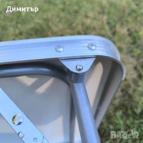 Маса алуминиева сгъваема НОВА, снимка 4 - Маси - 51393400
