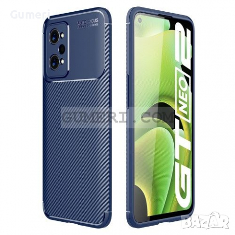 Realme GT2 Pro Удароустойчив Гръб Със Защита За Задната Камера - Карбон, снимка 2 - Калъфи, кейсове - 36542224