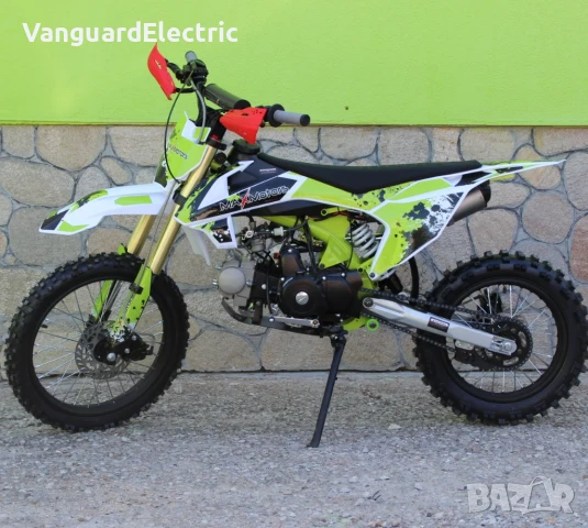 Бензинов Кросов мотор 125cc MX Racing - Зелен, снимка 3 - Мотоциклети и мототехника - 51272082