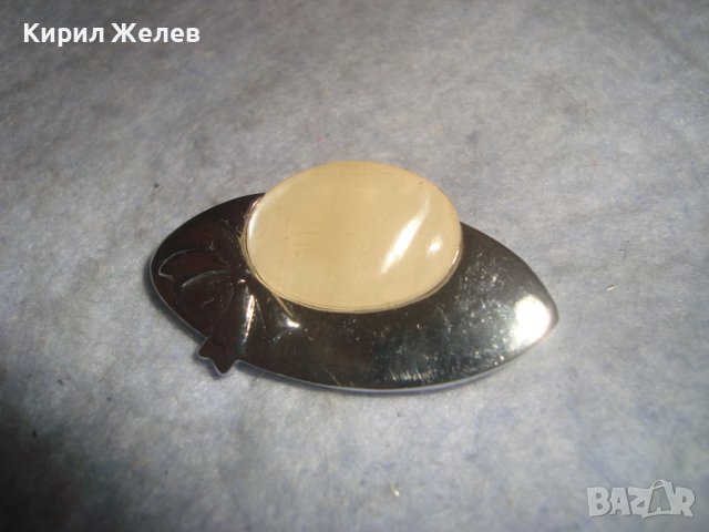 ВИНТИДЖ АРТ СРЕБРИСТА СТИЛНА БРОШКА 18956, снимка 3 - Други - 37692003