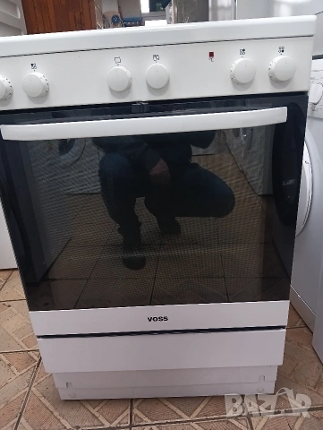 Свободно стояща печка с керамичен плот VOSS с две години гаранция!, снимка 6 - Печки, фурни - 53252979